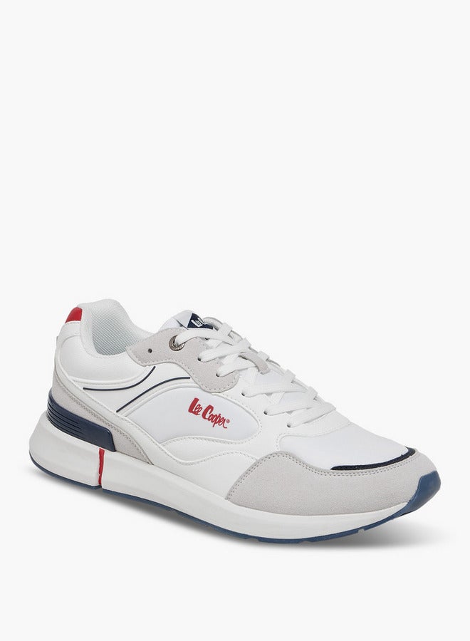 Lee Cooper Men's Logo Print Lace-Up Sneakers  - Image 2