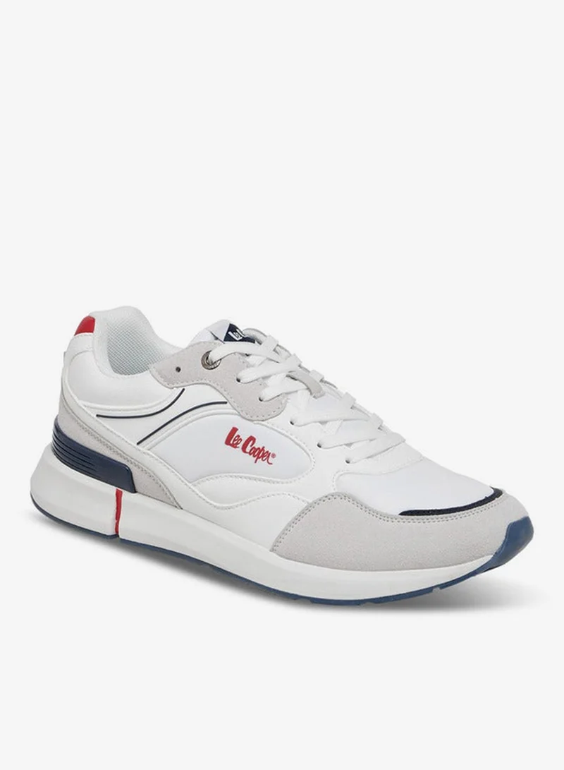 Lee Cooper Men's Logo Print Lace-Up Sneakers