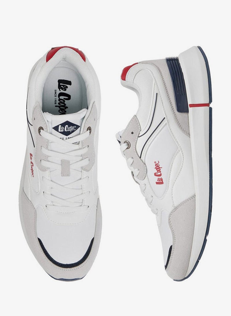 لي كوبر سنيكرز رجالي بطبعة شعار برباط - Image 3