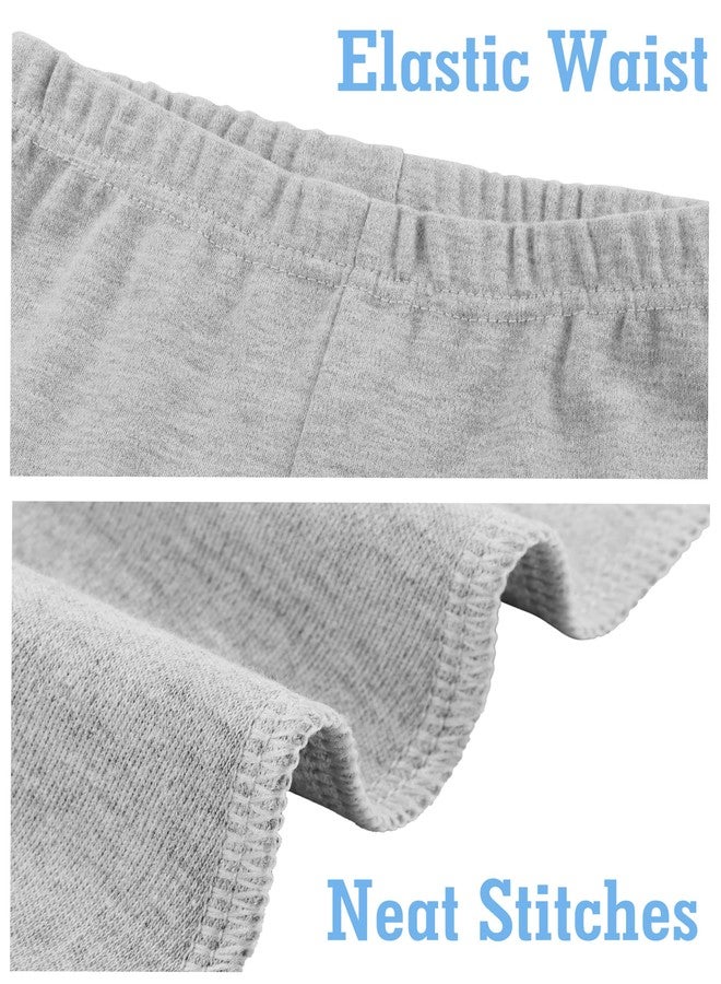 Resinta 4 Packs Toddler and Boys 100% Cotton Pants Kids Sport Pull on Jogger Pants 2T-6Year - Image 4