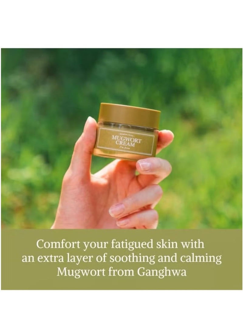 I'M FROM Mugwort Cream, For all skin type, 50g 1.69 Fl Oz| Moisturizer Soothing, Calming, Redness Relief with Sebum control - Image 5