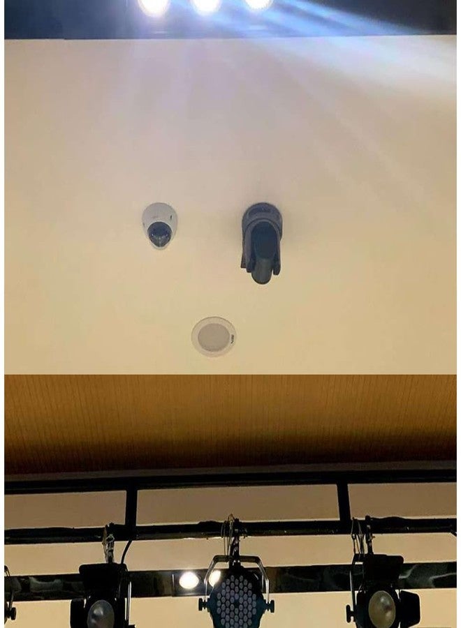 Prisual PTZ Camera Ceiling Mount Bracket, Small Universal Ceiling Mount for PTZ Camera，Black - Image 2