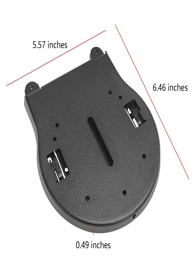 Prisual PTZ Camera Ceiling Mount Bracket, Small Universal Ceiling Mount for PTZ Camera，Black - Image 5