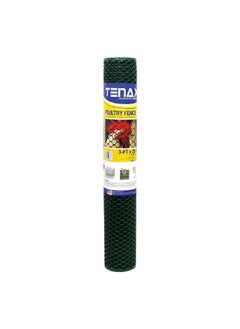 Tenax Durable Polyurethane Poultry Fence Green 3 x 25 ft 72121128  - Image 1