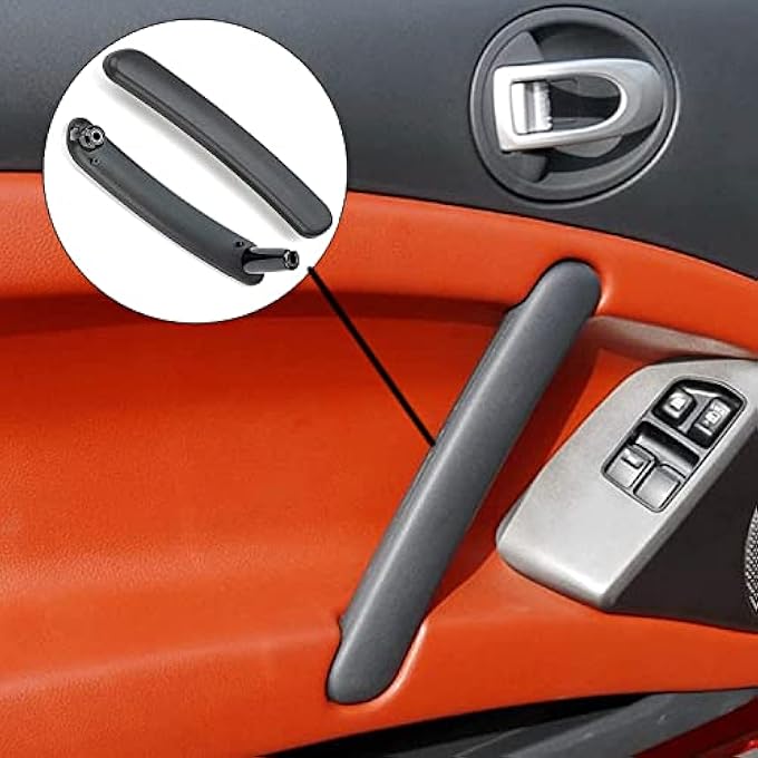 ريحني زوج من مقابض الباب الداخلية الداخلية لسيارة ميتسوبيشي إكليبس 2006 2007 2008 2009 2010 2011 2012 استبدال 7221A069Ha 7221A070HaBlack - Image 4