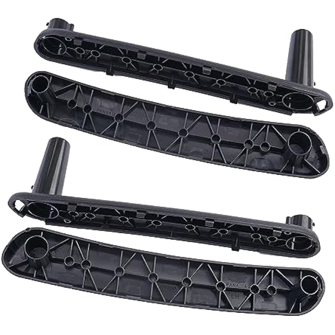 ريحني زوج من مقابض الباب الداخلية الداخلية لسيارة ميتسوبيشي إكليبس 2006 2007 2008 2009 2010 2011 2012 استبدال 7221A069Ha 7221A070HaBlack - Image 2