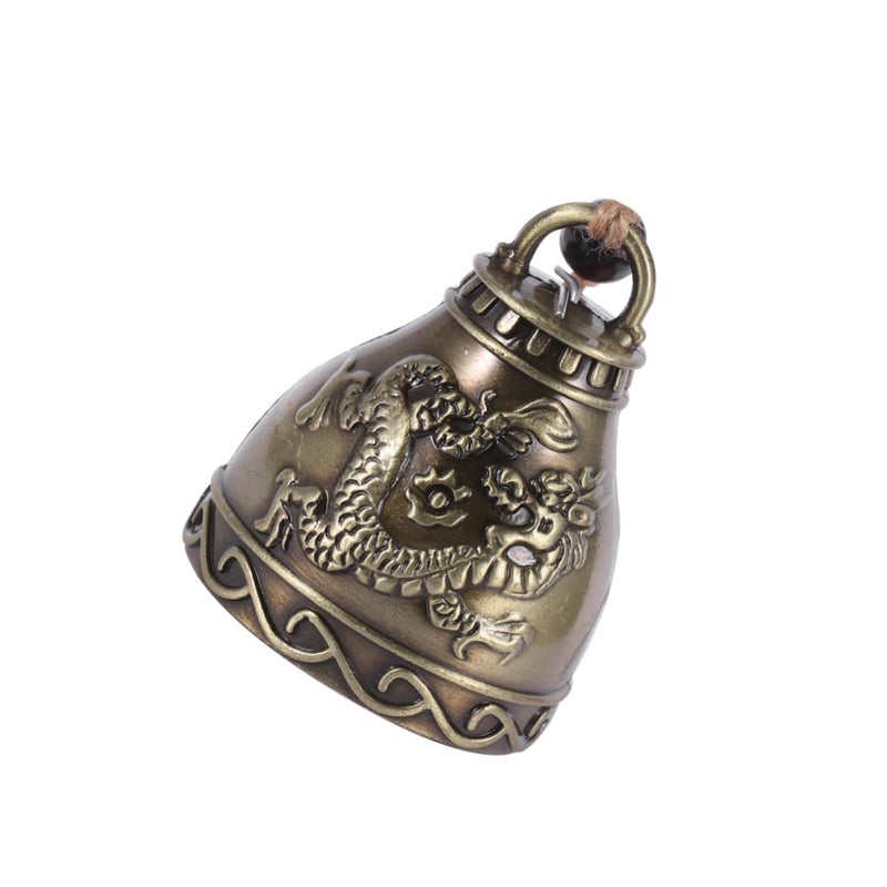 Alloy Wind Chime Dragon Pattern Outdoor Garden Decor Bronze Hanging Ornament - Image 2