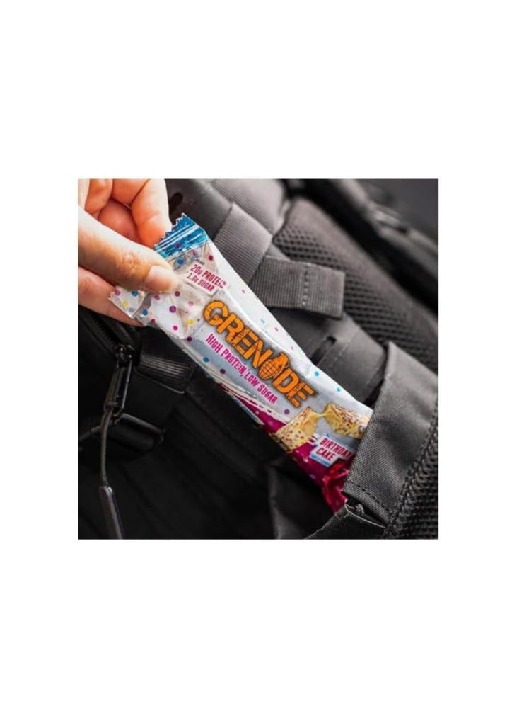 جريناد جرينيد قالب كيك عيد الميلاد عالي البروتين وقليل السكر 60 جرام عبوة من 12 قطعة - Image 3