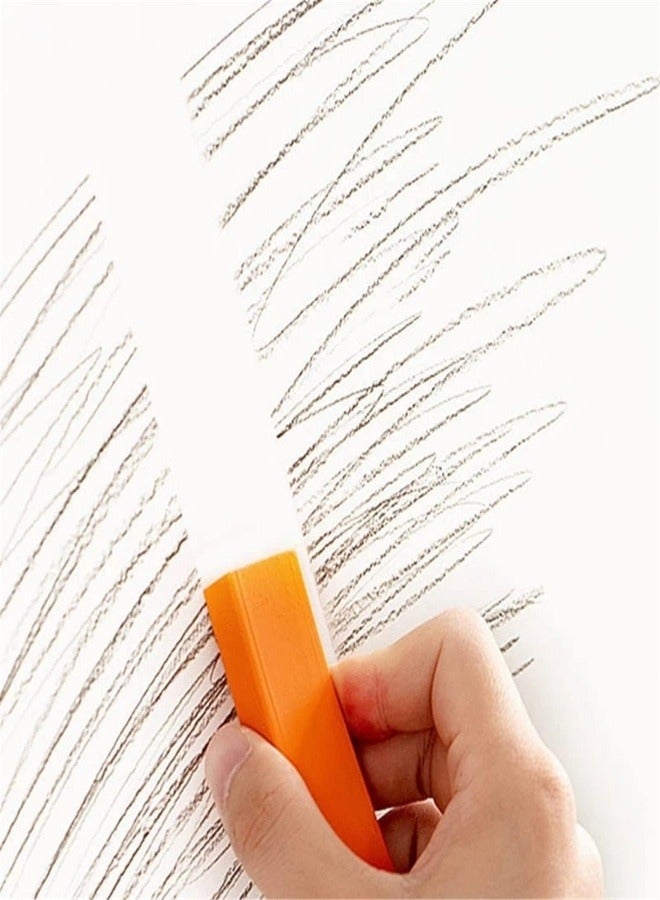 2 Pcs Stainless Steel Eraser,Stainless Steel Eraser，Decontamination Magic Eraser for Kitchen and Bathroom，Limescale Rust Glass Cleaning Eraser，Best Cleaning Supplies for The Toughest Stains & Dirt （orange） - Image 4