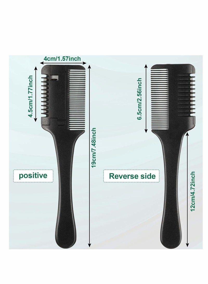 Generic Hair Cutter Comb Professional Thinning Thinner Shaper Scissors Edge Razor Blade Double Sided for Cutting and Styling Hair cutting comb, razor comb, double sided hair razor comb - Image 5