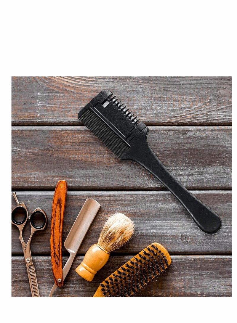 Generic Hair Cutter Comb Professional Thinning Thinner Shaper Scissors Edge Razor Blade Double Sided for Cutting and Styling Hair cutting comb, razor comb, double sided hair razor comb - Image 4