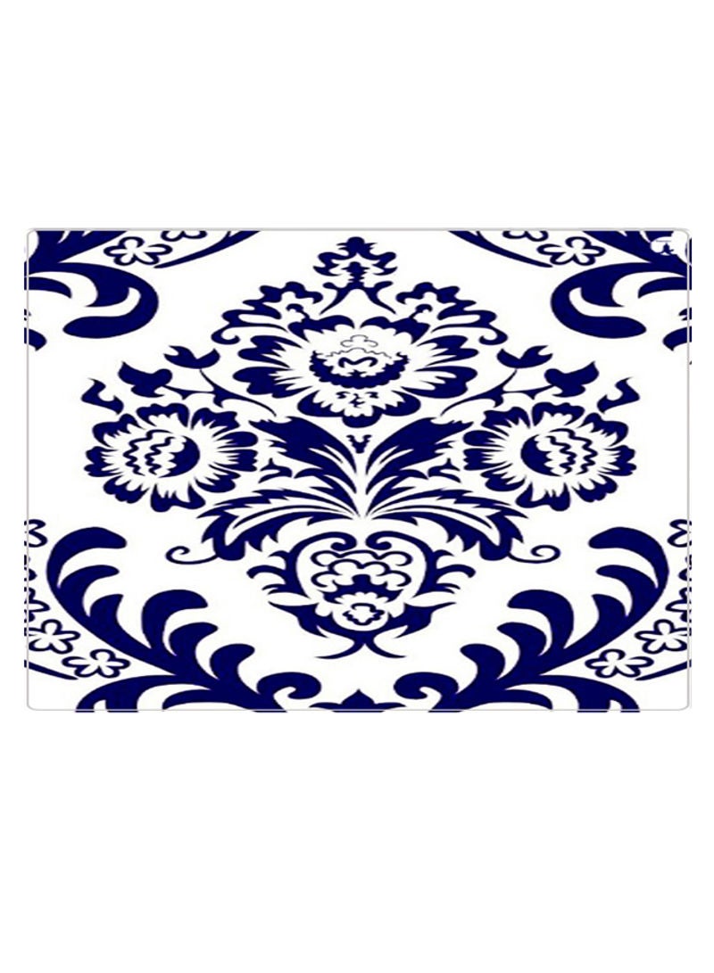 Printed Anti-Slip Gaming Mouse Pad Blue/White