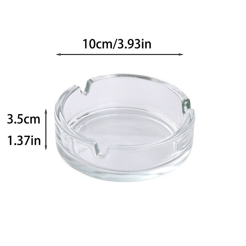Custom Engraved Glass Ashtray Style 2 Monogrammed Gift For Men - Image 2