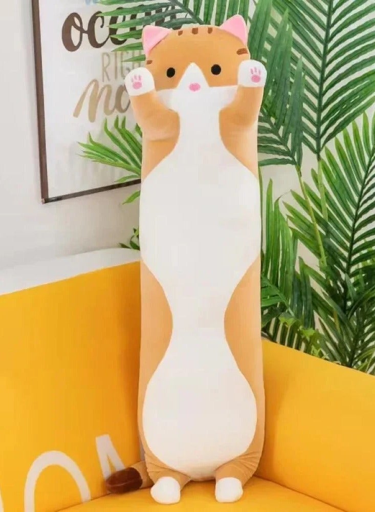 Magnolia Cute indoor cat toy, sleeping cats, sleeping pillow, squishy, ​​100 size animal doll  - Image 1