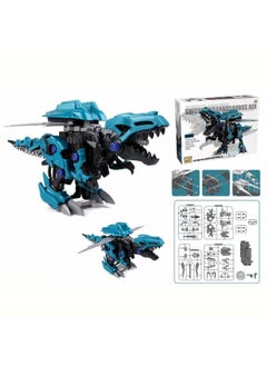 Creative DIY Manual Assembly Simulation Animal Electric Toy Mechanical Dinosaur Model Puzzle Assembly Toy Gift-Color:Sword-Coated Tyrannosaurus Rex