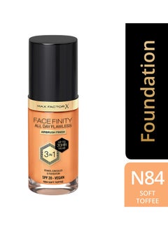 Max Factor Facefinity All Day Flawless Foundation - N84 Soft Toffee  - Image 2