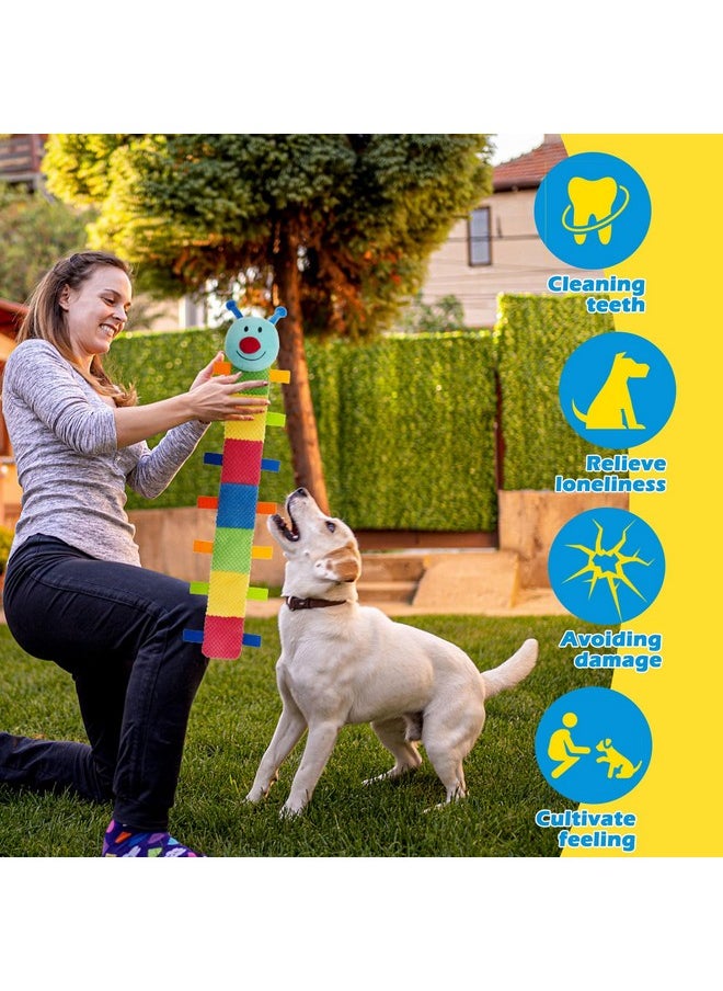 PAWCHIE PAWCHIE Dog Toys for Large Dog, Tug of War Dog Toy to Keep Them Busy, Squeaky Dog Toys No Stuffing Plush Toy for Dogs, Chew Toys with Crinkle Paper for Teething & Chewing, Durable Tough Dog Toys  - Image 3