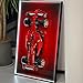 iLuane Display Wallboard for LEGO Technic Ferrari SF24 42207 Model Car Building Sets Adult Collectibles Wall Mount Room or Office Decor Builtin LED Lighting No Car Included - Image 2