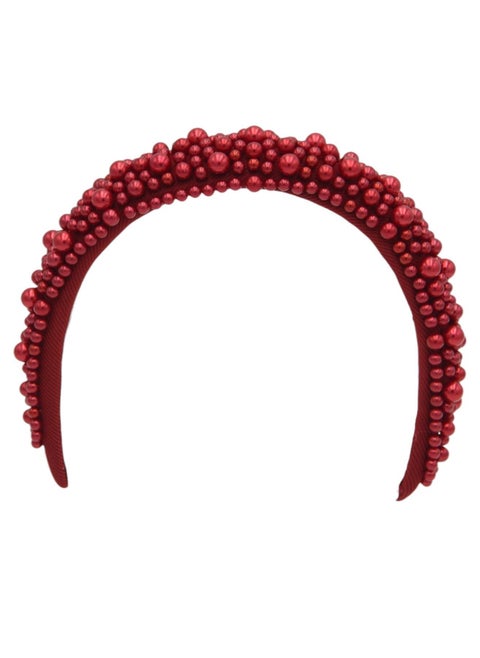 Headband Olivia For Women's and  Girls Red
