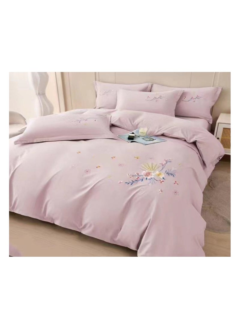 COMFY 6 PC COTTON KING SIZE SOFT & COMFORTABLE PREMIUM EMBROIDERED COMFORTER SET LIGHT PINK - pzsku/Z2694CB86A46B26A1C908Z/45/_/1721835778/f671243b-d4de-4539-8b1c-b4dc3cfa2e9c