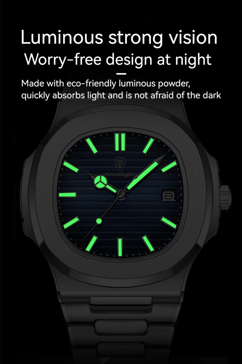 POEDAGAR Man Watch Waterproof Luminous Men's Watch Quartz-41mm - Image 3