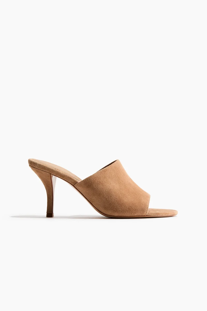 H&M Heeled leather sandals