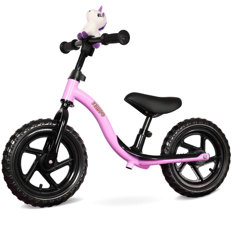 KRIDDO Toddler Balance Bike 2 Year Old, Age 24 Months to 5 Years Old, Early Learning Interactive Push Bicycle with Steady Balancing, Gift Bike for 2-5 Boys Girls, Purple - Image 1