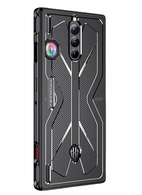 Flexible TPU Case for Red Magic 8s Pro, Anti Scratch Shockproof Phone Cover, Designed for RedMagic 8s Pro, Sleek Black Design