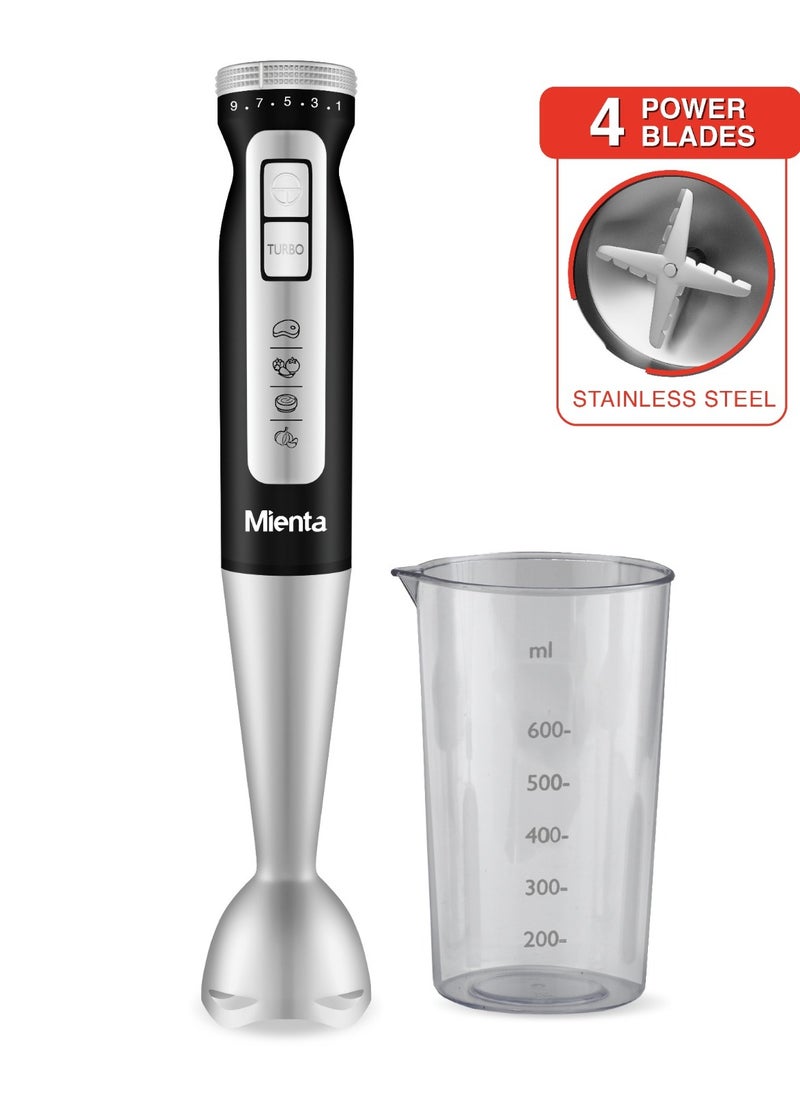 Mienta Hand Blender -Single - 1000W - HB11938A  - Image 1