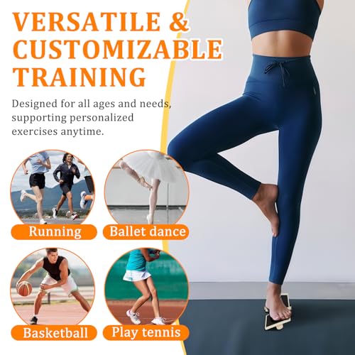 Silbingan Ankle Strengthener Board for Foot & Ankle Stability – Axis Style Balance Board for Physical Therapy & Rehab, Single Leg Training, Ankle Mobility & Strengthening Equipment for Home, Gym & Office - Image 4