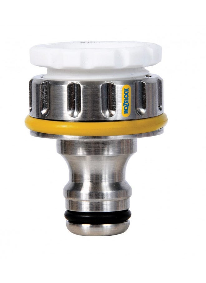Hozelock Hozelock Ltd 2041P0000 Pro Metal Threaded Tap Connector (3/4" BSP), 3/4 inch, Silver  - Image 1