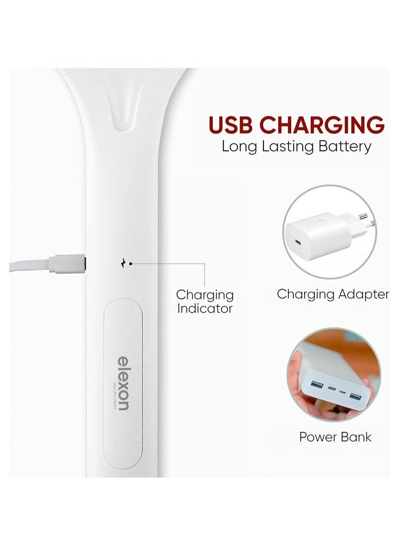 elexon Electric Bug Zapper Swatter - Rechargeable LED Fly, Mosquito and Pest Killer Racket for Indoor and Outdoor Use | Assorted Colors Available | Powerful, Safe & Eco-Friendly Pest Control Solution - Image 5