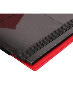 NIBEMINENT 9 Pocket 360 Slots Card Binder Holder Trading Album Folder for Star Baseball Football Sports T116 Red  - Image 3