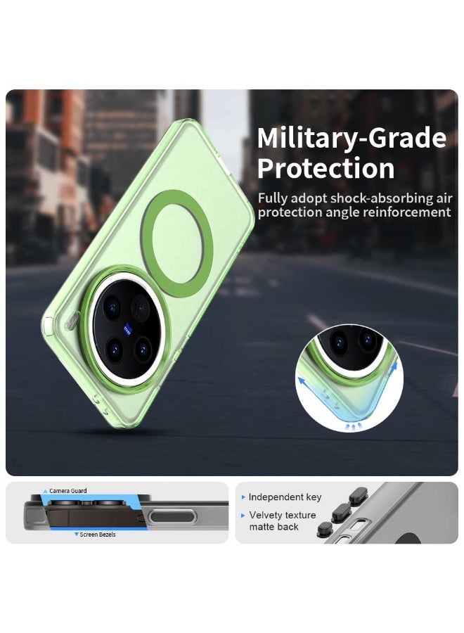 general Compatible with Vivo X200 Pro 5G Case Cover,Supports Wireless Charging,Shockproof Magnetic Phone Case，Compatible with Vivo X200 Pro 5G Case - Image 2