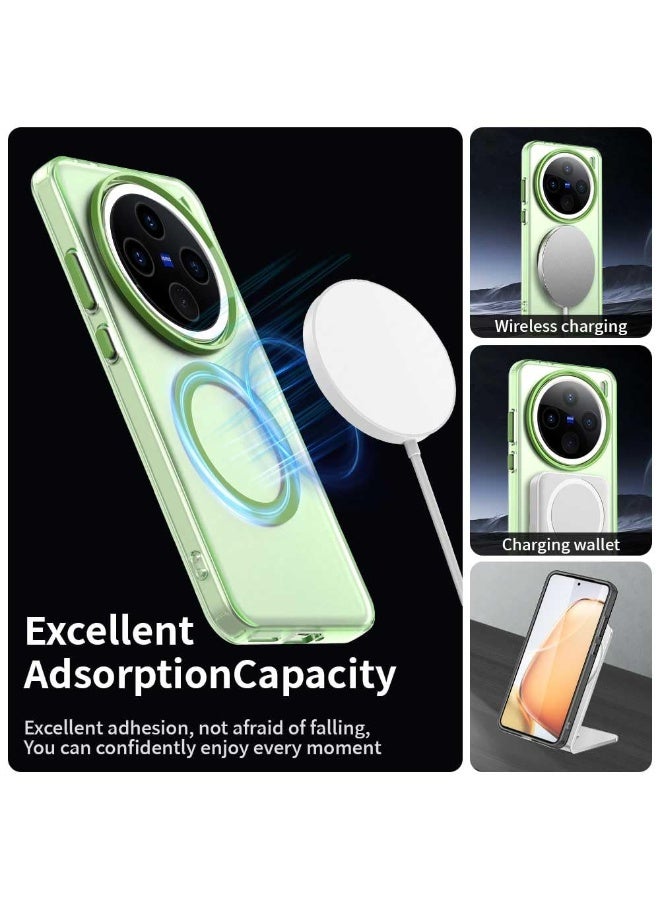 general Compatible with Vivo X200 Pro 5G Case Cover,Supports Wireless Charging,Shockproof Magnetic Phone Case，Compatible with Vivo X200 Pro 5G Case - Image 3