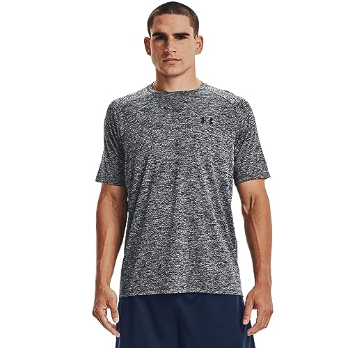 Under Armour Men's Tech 2.0 Short-Sleeve T-Shirt , Gray (002)/Black, X-Large - Image 3