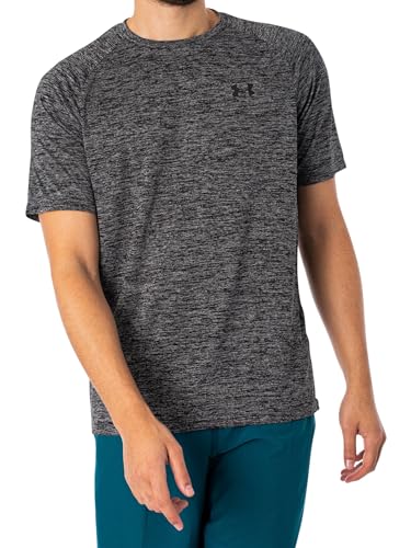 Under Armour Men's Tech 2.0 Short-Sleeve T-Shirt , Gray (002)/Black, X-Large - Image 1