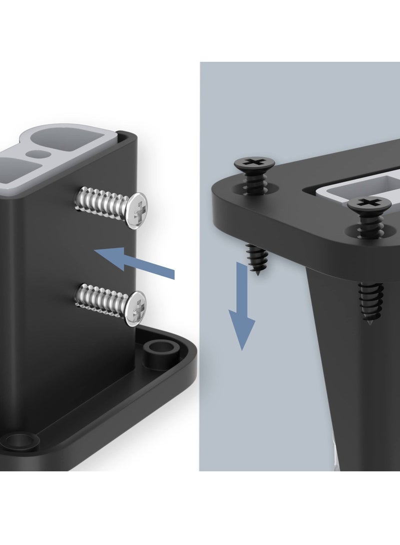 Captaintech 50 Amp Battery Quick Connect Connector Kit - 6/8/10/12 Gauge Battery Quick Disconnect Cable Connector Plug with Mounting Bracket for Boat Winch Car Trolling Motor - 6 Pack - Image 5