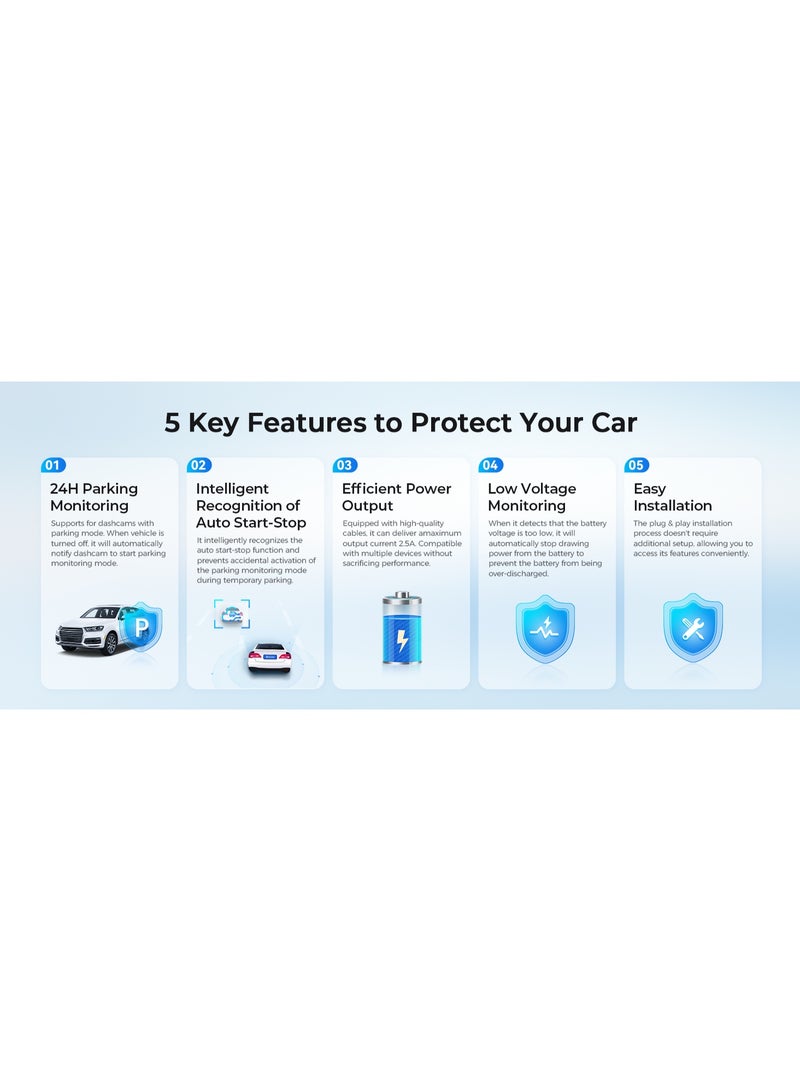 لينجدو كابل  بمنفذ Type-C لكاميرات السيارة OBD - Image 5