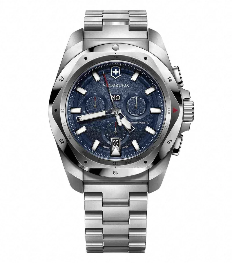 فيكترونوكس Men I.N.O.X. Watch Quartz 43Mm With Silver Strap