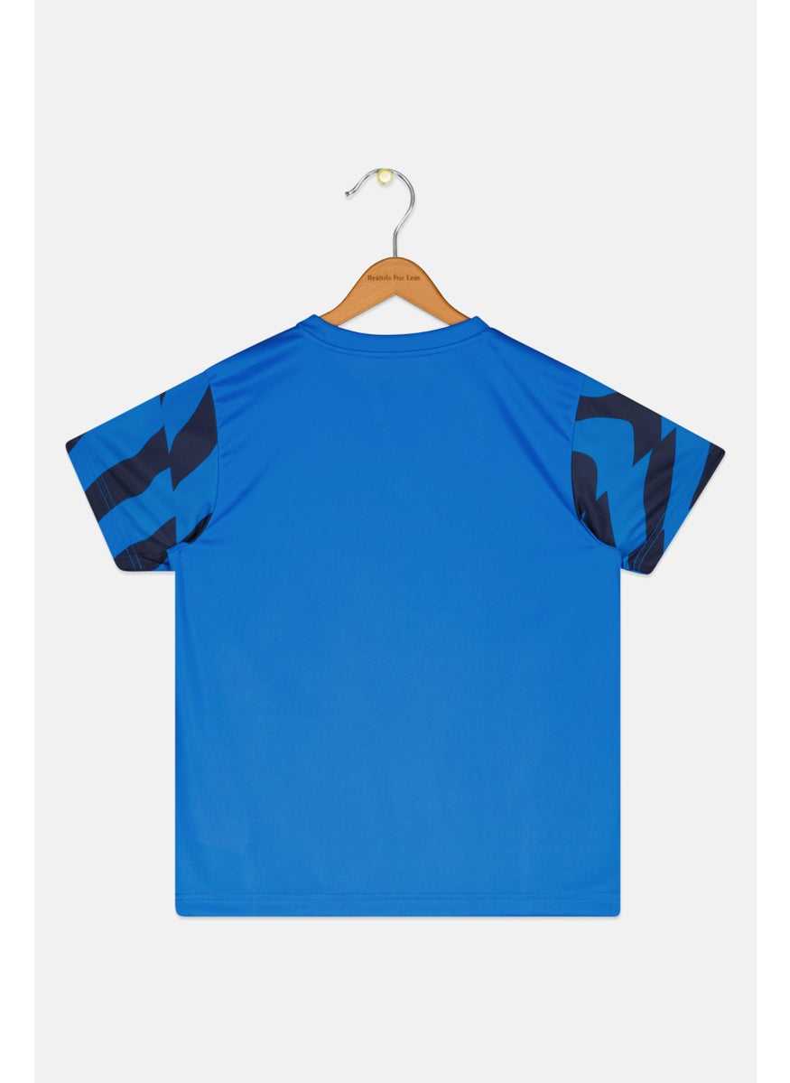 PUMA Kids Boy Sportwear Fit Running T-Shirt, Blue  - Image 2