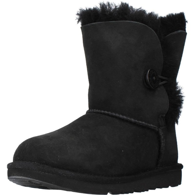 UGG Unisex-Child Bailey Button Ii Boot, Black, 07