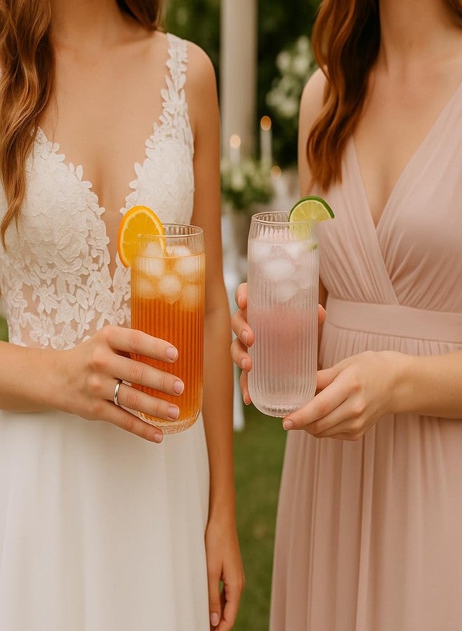 أوجامي أكواب أوجامي على شكل علبة، عبوة من 30 كوبًا، 12 أونصة، بلاستيكية للاستخدام مرة واحدة وخالية من مادة BPA، مثالية للبيرة، شاي بوبا، الموكتيلات، الكوكتيلات، الحفلات، حفلات الزفاف، الحانات، شفافة ومضلعة - Image 3