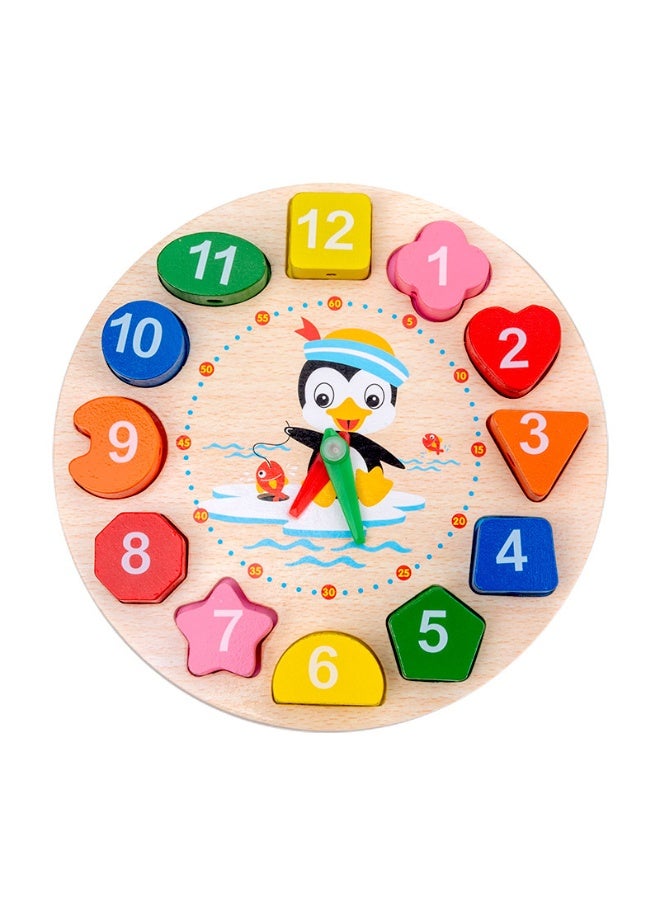 Capstro Wooden Learning Toy Set for Toddlers – 6 Piece Early Learning Activity Kit with Xylophone, Learning Clock, Rainbow Stacker, Bead Maze & Puzzle – 6IN1 Set - Image 3