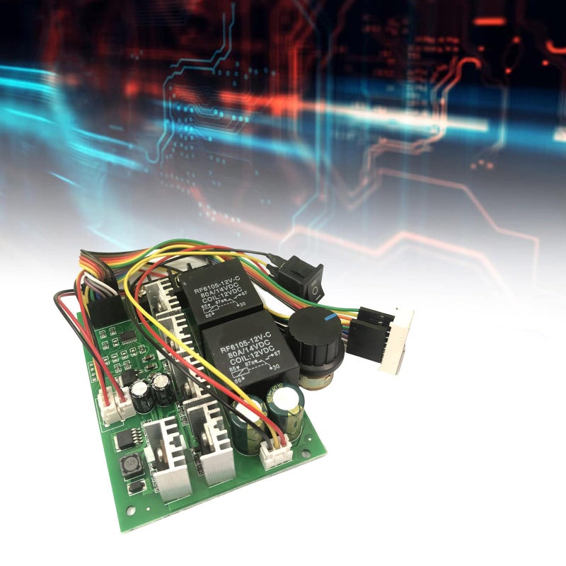 DC Motor Speed Controller Digital Display 40A 10 55V Bidirectional Adjustable Regulator Module - Image 3