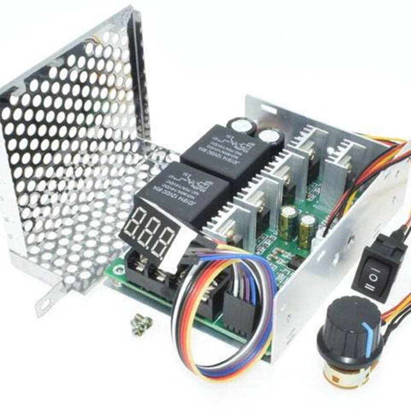 DC Motor Speed Controller Digital Display 40A 10 55V Bidirectional Adjustable Regulator Module - Image 5