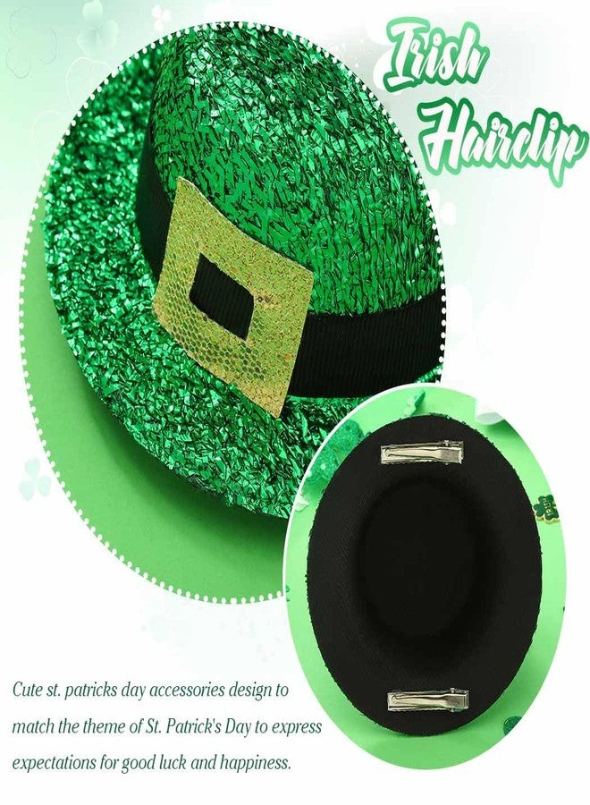 CAKURE St. Patrick's Day Hair Hat Clip Green Hair Pins Irish Hair Clip Barrettes Saint Patrick's Day Hair Accessories for Women and Girls (Type a) - Image 4