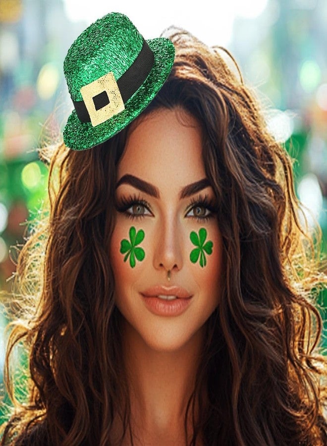 CAKURE St. Patrick's Day Hair Hat Clip Green Hair Pins Irish Hair Clip Barrettes Saint Patrick's Day Hair Accessories for Women and Girls (Type a) - Image 3