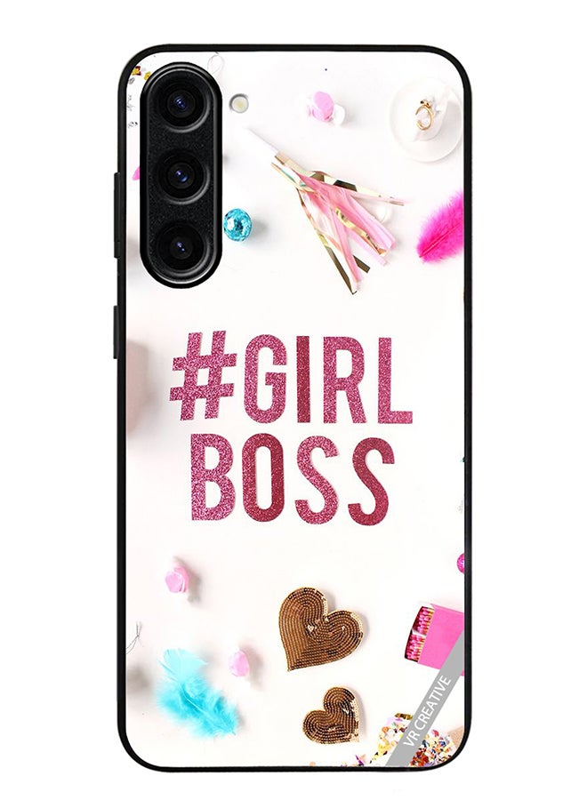 VR CREATIVE Protective Case Cover For Samsung Galaxy S24 Plus Girls Boss Design Multicolour - Image 1