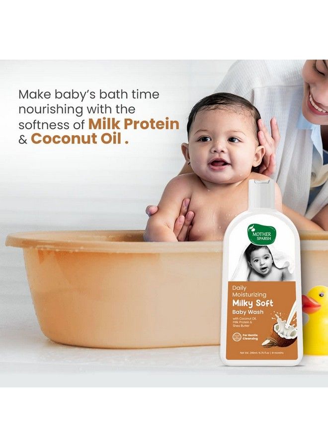 Mother Sparsh غسول الأطفال الناعم الحليبي مع بروتين الحليب وزيت جوز الهند؛ 200 مل - Image 5